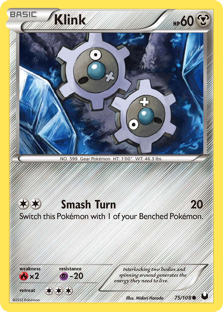 Klink (75/108) [Black & White: Dark Explorers] | Jomio and Rueliete's Cards and Comics