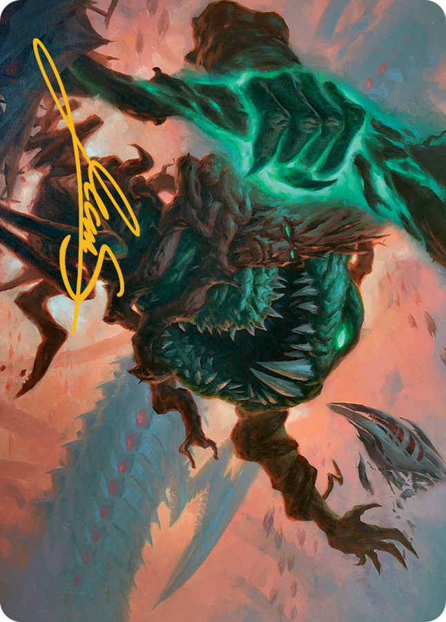 Yargle and Multani Art Card (Gold-Stamped Signature) [March of the Machine Art Series] | Jomio and Rueliete's Cards and Comics