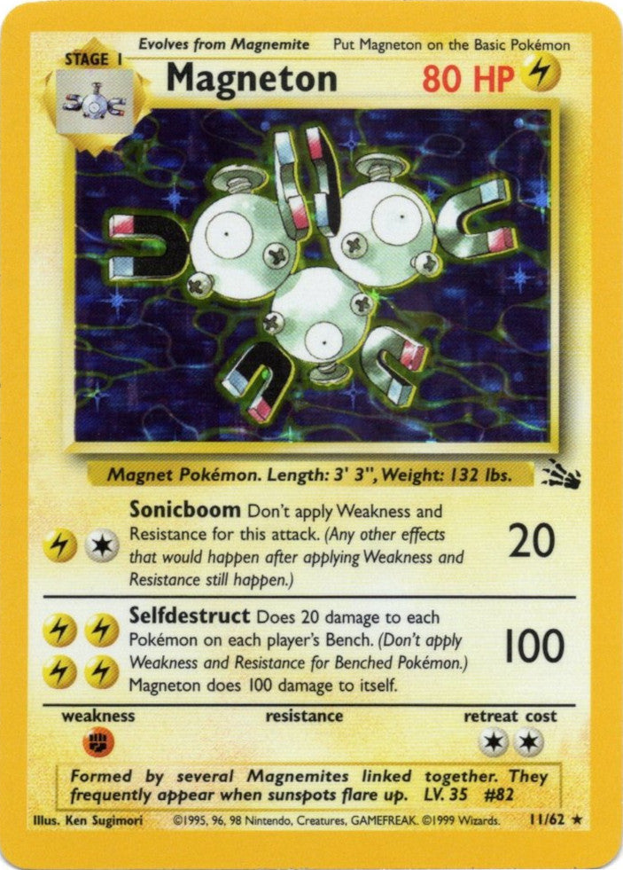 Magneton (11/62) [Fossil Unlimited] | Jomio and Rueliete's Cards and Comics