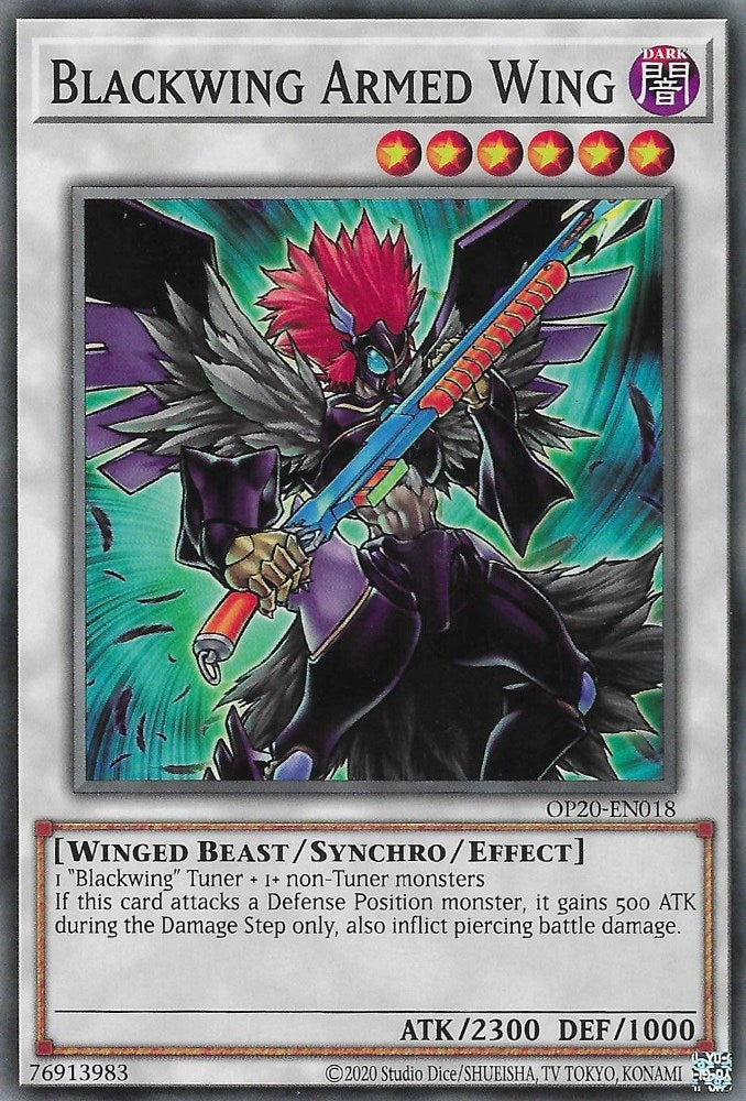 Blackwing Armed Wing [OP20-EN018] Common | Jomio and Rueliete's Cards and Comics
