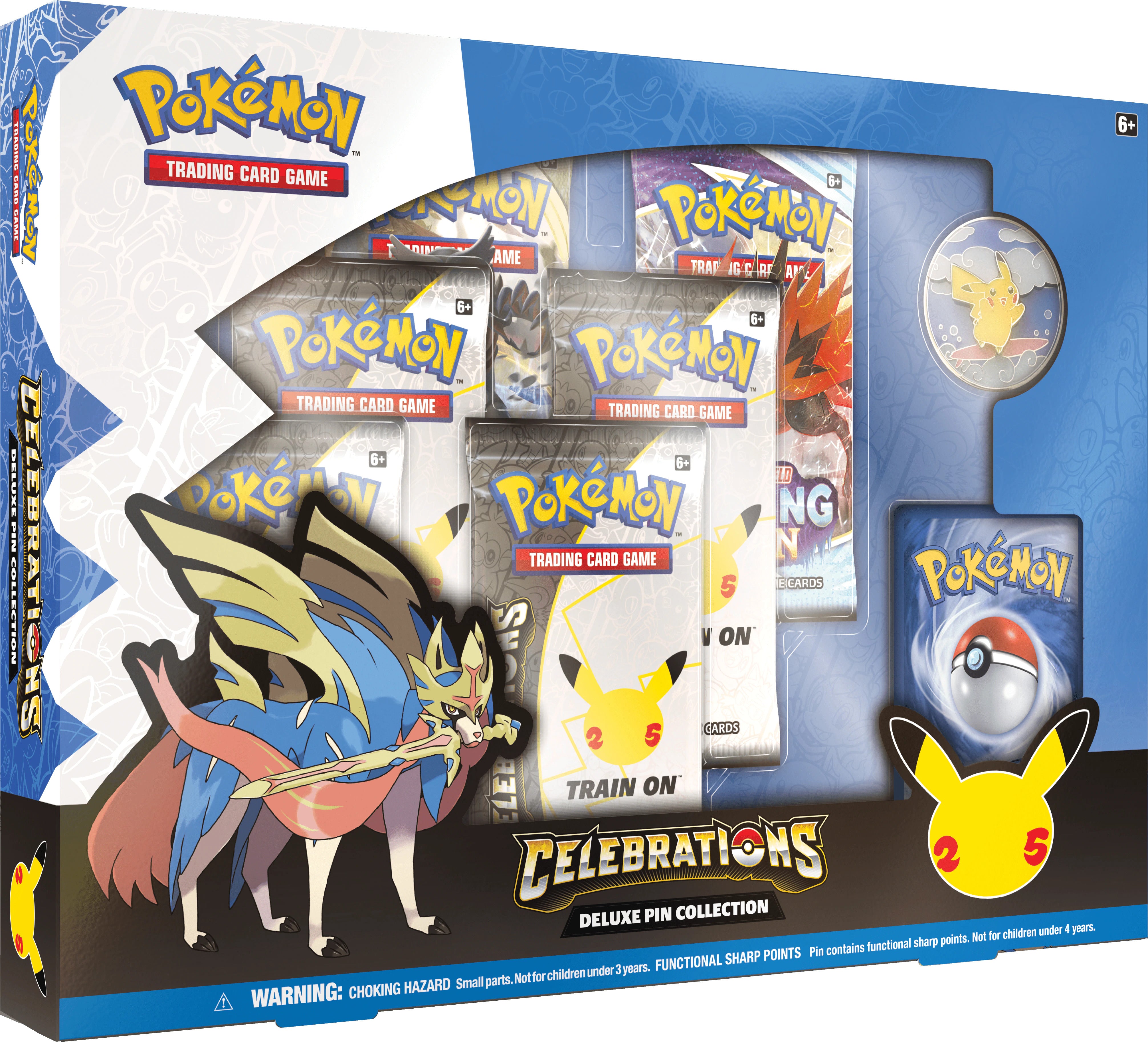 Celebrations: 25th Anniversary - Deluxe Pin Collection (Zacian LV. X) | Jomio and Rueliete's Cards and Comics