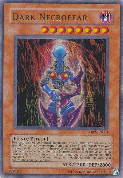 Dark Necrofear [DB2-EN004] Ultra Rare | Jomio and Rueliete's Cards and Comics