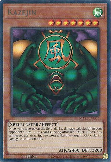 Kazejin [MAZE-EN033] Rare | Jomio and Rueliete's Cards and Comics