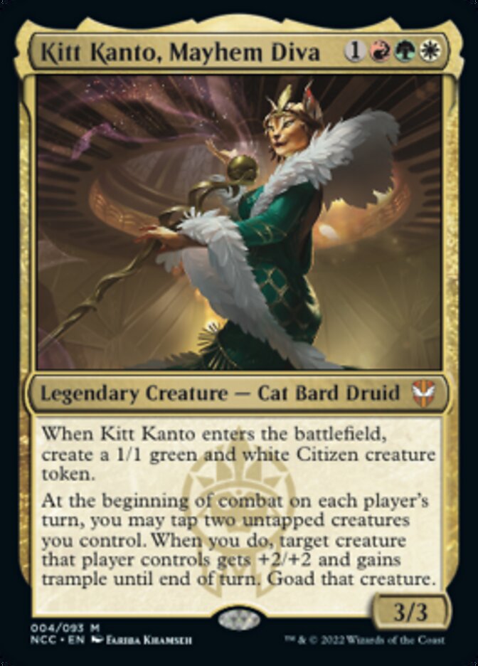 Kitt Kanto, Mayhem Diva [Streets of New Capenna Commander] | Jomio and Rueliete's Cards and Comics