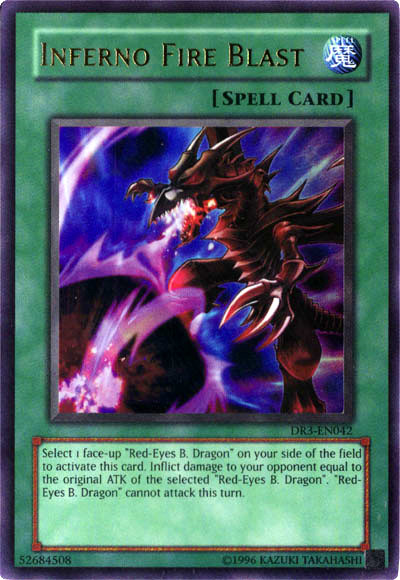 Inferno Fire Blast [DR3-EN042] Ultra Rare | Jomio and Rueliete's Cards and Comics
