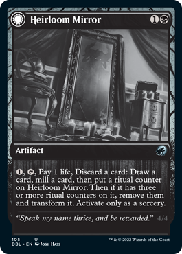 Heirloom Mirror // Inherited Fiend [Innistrad: Double Feature] | Jomio and Rueliete's Cards and Comics