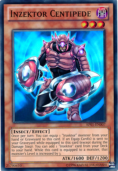 Inzektor Centipede [AP01-EN007] Super Rare | Jomio and Rueliete's Cards and Comics