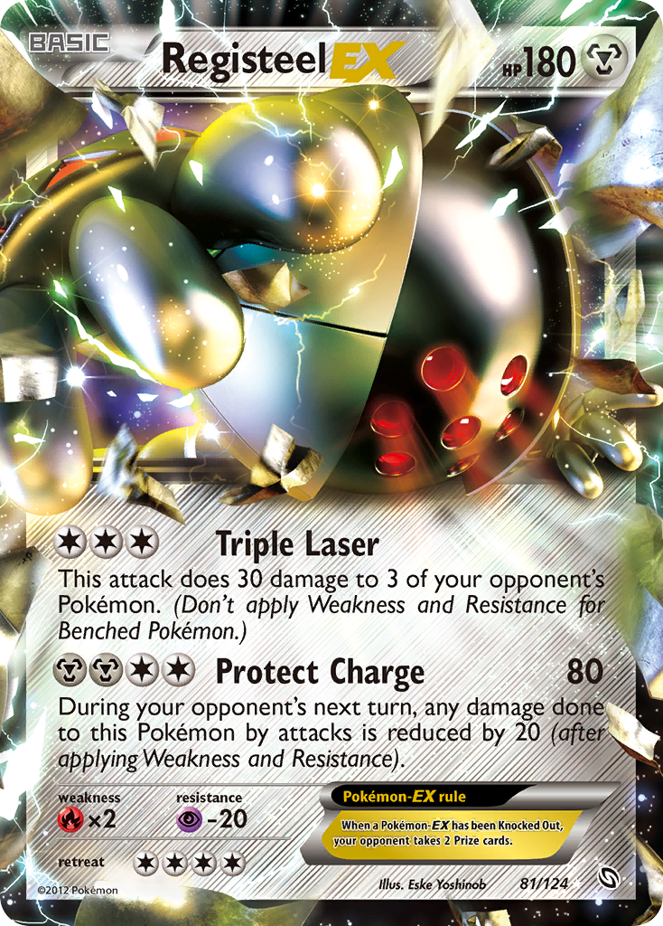 Registeel EX (81/124) [Black & White: Dragons Exalted] | Jomio and Rueliete's Cards and Comics