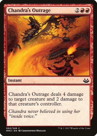 Chandra's Outrage [Modern Masters 2017] | Jomio and Rueliete's Cards and Comics