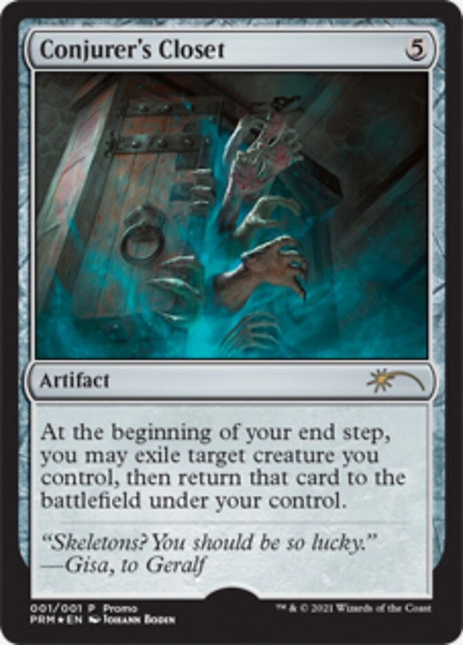 Conjurer's Closet [Wizards Play Network 2021] | Jomio and Rueliete's Cards and Comics