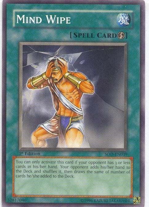 Mind Wipe [SOD-EN039] Common | Jomio and Rueliete's Cards and Comics