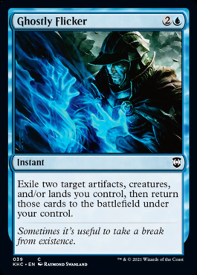 Ghostly Flicker [Kaldheim Commander] | Jomio and Rueliete's Cards and Comics
