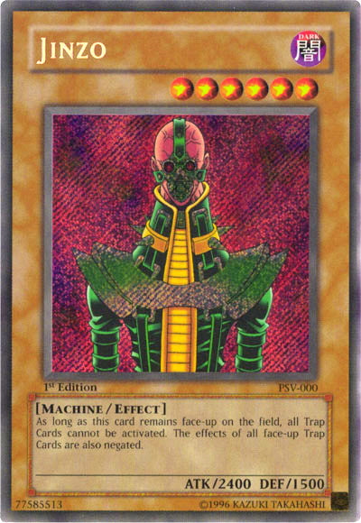 Jinzo [PSV-000] Secret Rare | Jomio and Rueliete's Cards and Comics