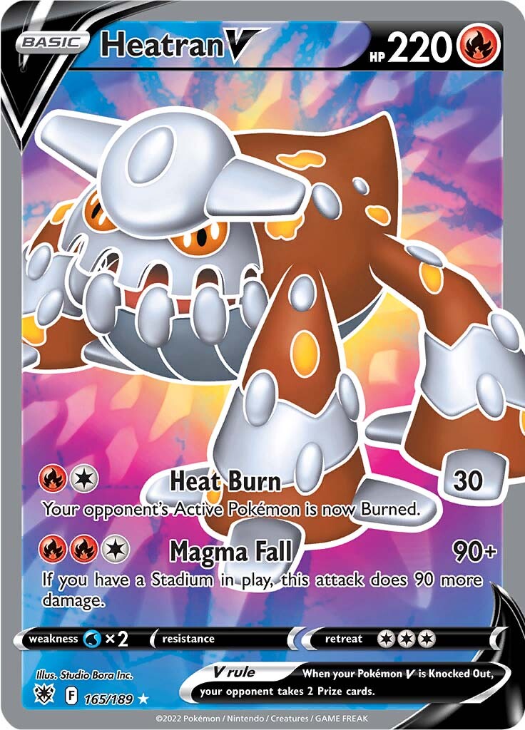 Heatran V (165/189) [Sword & Shield: Astral Radiance] | Jomio and Rueliete's Cards and Comics