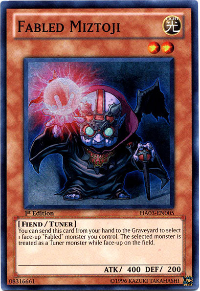 Fabled Miztoji [HA03-EN005] Super Rare | Jomio and Rueliete's Cards and Comics