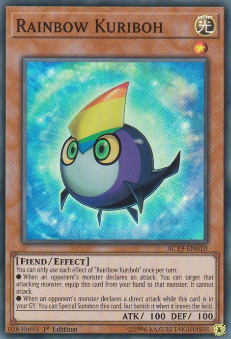 Rainbow Kuriboh [AC19-EN010] Super Rare | Jomio and Rueliete's Cards and Comics