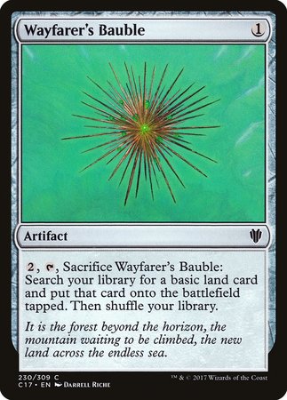 Wayfarer's Bauble [Commander 2017] | Jomio and Rueliete's Cards and Comics