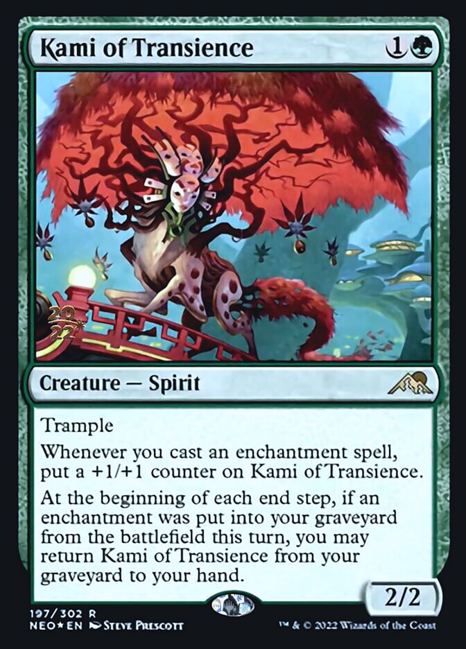 Kami of Transience [Kamigawa: Neon Dynasty Prerelease Promos] | Jomio and Rueliete's Cards and Comics