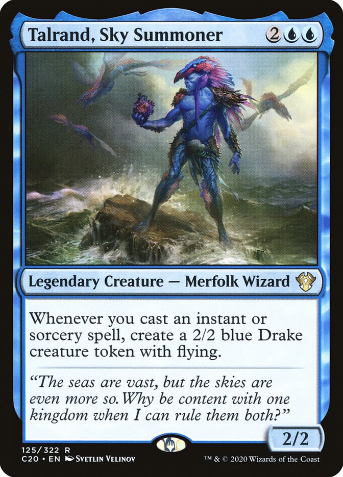 Talrand, Sky Summoner [Commander 2020] | Jomio and Rueliete's Cards and Comics