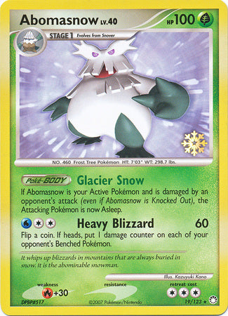 Abomasnow (19/123) [Countdown Calendar Promos] | Jomio and Rueliete's Cards and Comics