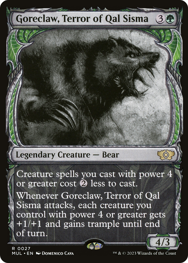 Goreclaw, Terror of Qal Sisma [Multiverse Legends] | Jomio and Rueliete's Cards and Comics