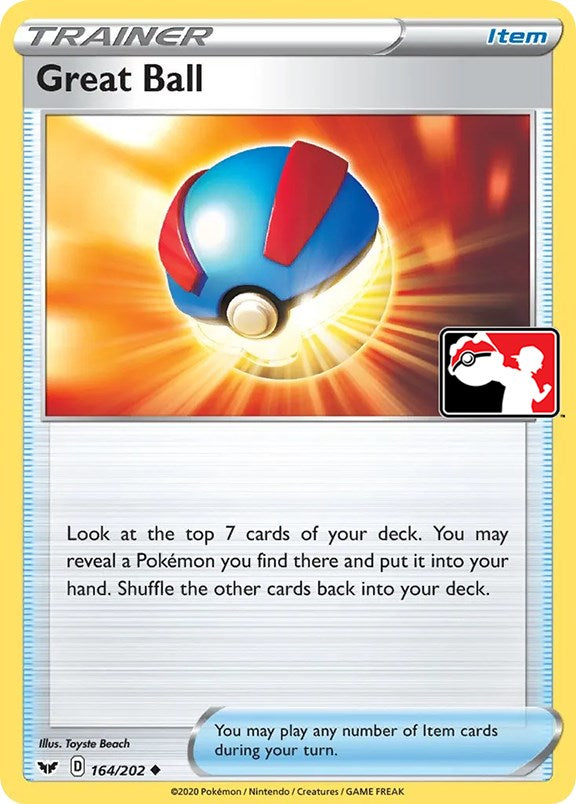 Great Ball (164/202) [Prize Pack Series One] | Jomio and Rueliete's Cards and Comics