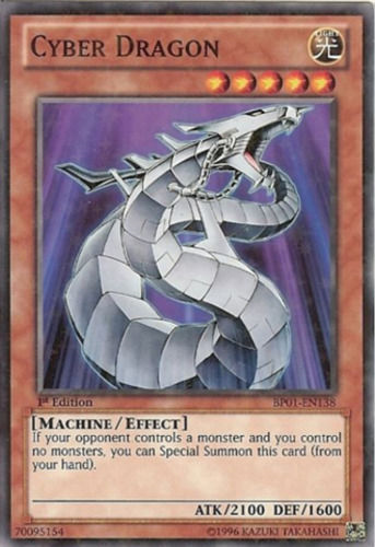 Cyber Dragon [BP01-EN138] Starfoil Rare | Jomio and Rueliete's Cards and Comics
