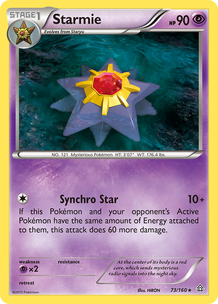 Starmie (73/160) [XY: Primal Clash] | Jomio and Rueliete's Cards and Comics