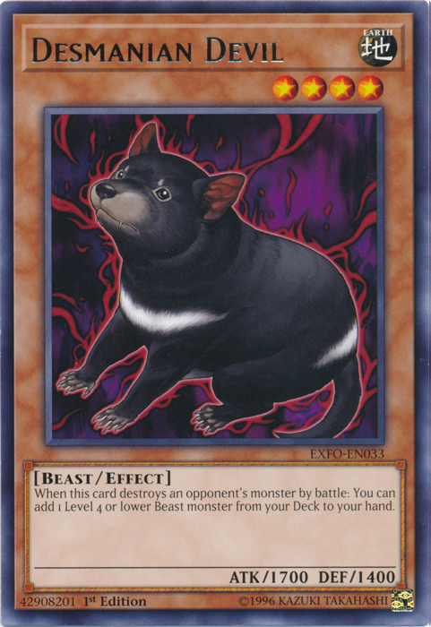 Desmanian Devil [EXFO-EN033] Rare | Jomio and Rueliete's Cards and Comics