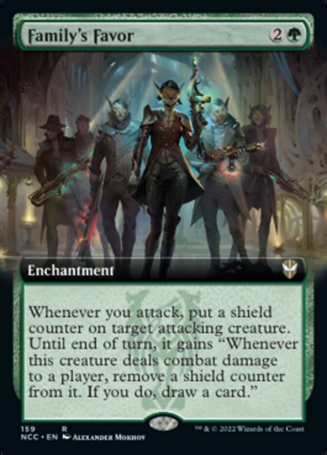 Family's Favor (Extended Art) [Streets of New Capenna Commander] | Jomio and Rueliete's Cards and Comics