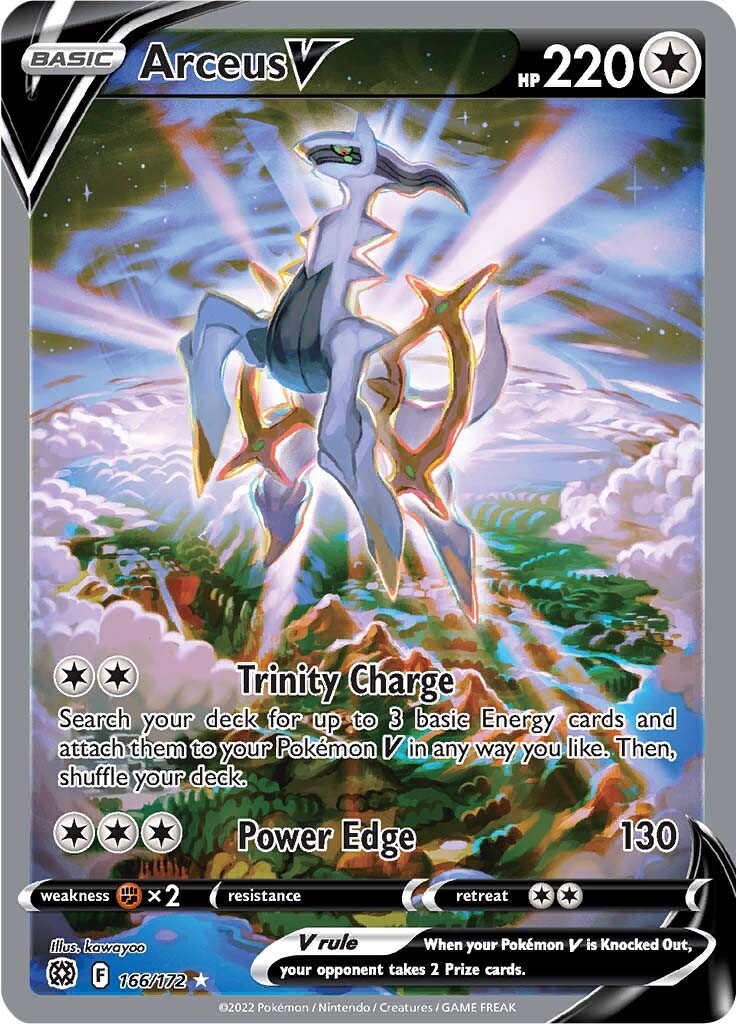 Arceus V (166/172) [Sword & Shield: Brilliant Stars] | Jomio and Rueliete's Cards and Comics
