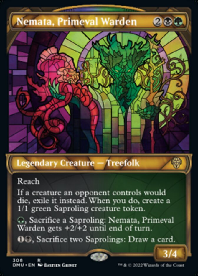 Nemata, Primeval Warden (Showcase) [Dominaria United] | Jomio and Rueliete's Cards and Comics