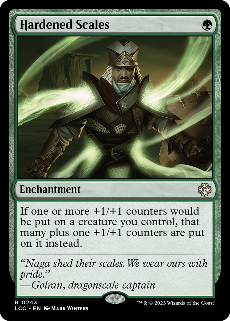 Hardened Scales [The Lost Caverns of Ixalan Commander] | Jomio and Rueliete's Cards and Comics