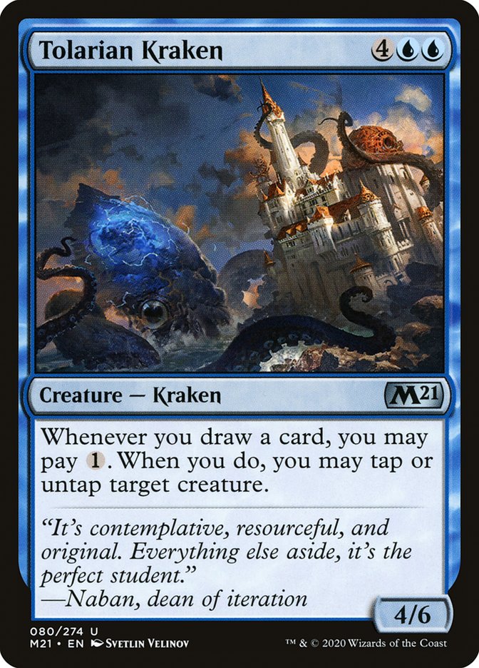 Tolarian Kraken [Core Set 2021] | Jomio and Rueliete's Cards and Comics