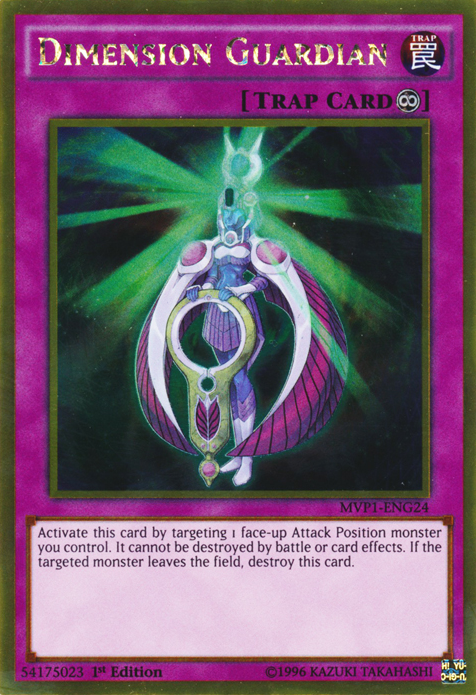 Dimension Guardian [MVP1-ENG24] Gold Rare | Jomio and Rueliete's Cards and Comics