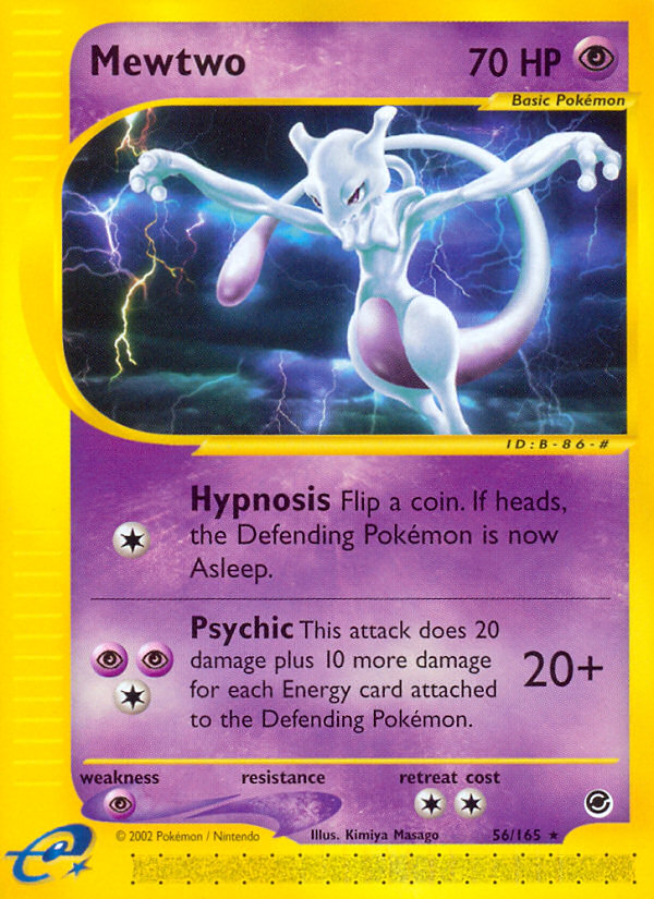 Mewtwo (56/165) [Expedition: Base Set] | Jomio and Rueliete's Cards and Comics