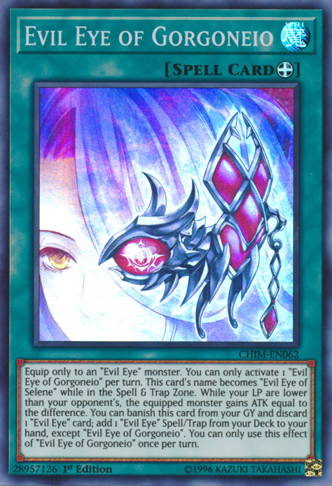 Evil Eye of Gorgoneio [CHIM-EN062] Super Rare | Jomio and Rueliete's Cards and Comics