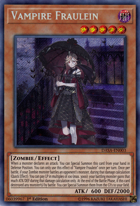 Vampire Fraulein [DASA-EN003] Secret Rare | Jomio and Rueliete's Cards and Comics