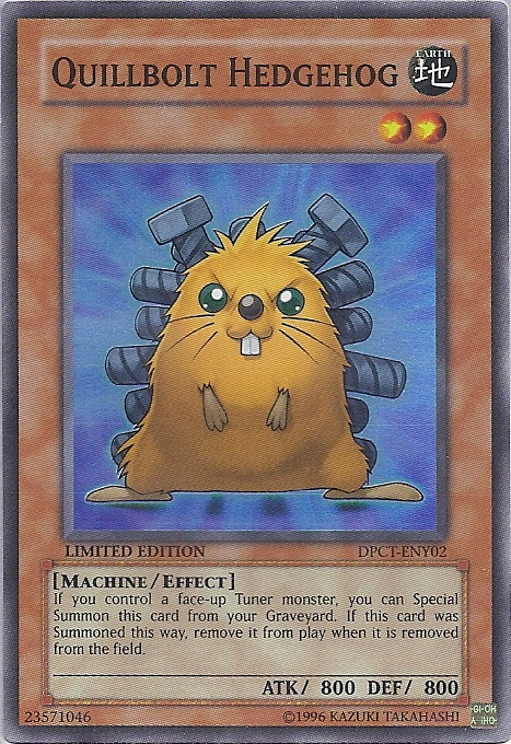 Quillbolt Hedgehog [DPCT-ENY02] Super Rare | Jomio and Rueliete's Cards and Comics