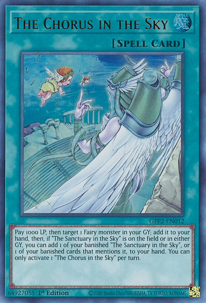 The Chorus in the Sky [GFP2-EN012] Ultra Rare | Jomio and Rueliete's Cards and Comics