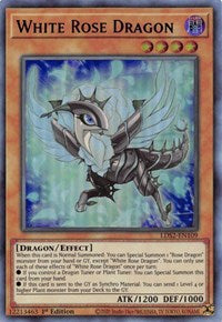 White Rose Dragon (Blue) [LDS2-EN109] Ultra Rare | Jomio and Rueliete's Cards and Comics