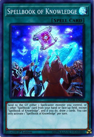 Spellbook of Knowledge [INCH-EN059] Super Rare | Jomio and Rueliete's Cards and Comics
