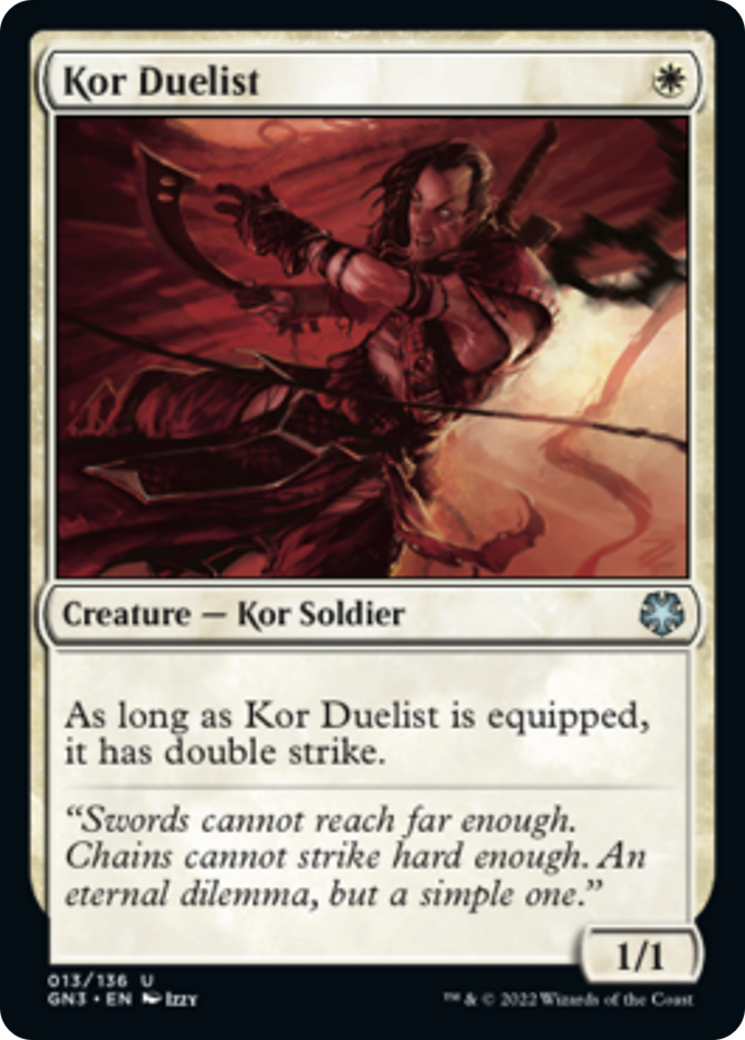 Kor Duelist [Game Night: Free-for-All] | Jomio and Rueliete's Cards and Comics