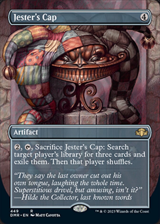 Jester's Cap (Borderless Alternate Art) [Dominaria Remastered] | Jomio and Rueliete's Cards and Comics