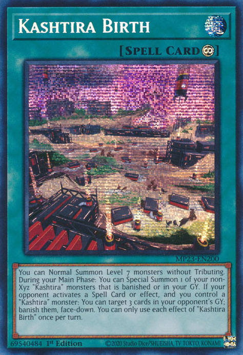 Kashtira Birth [MP23-EN200] Prismatic Secret Rare | Jomio and Rueliete's Cards and Comics