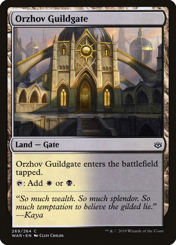 Orzhov Guildgate [War of the Spark] | Jomio and Rueliete's Cards and Comics