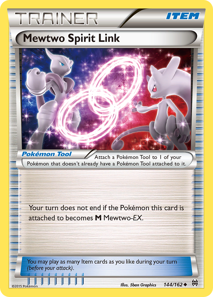 Mewtwo Spirit Link (144/162) [XY: BREAKthrough] | Jomio and Rueliete's Cards and Comics