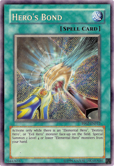 Hero's Bond [PP02-EN012] Secret Rare | Jomio and Rueliete's Cards and Comics