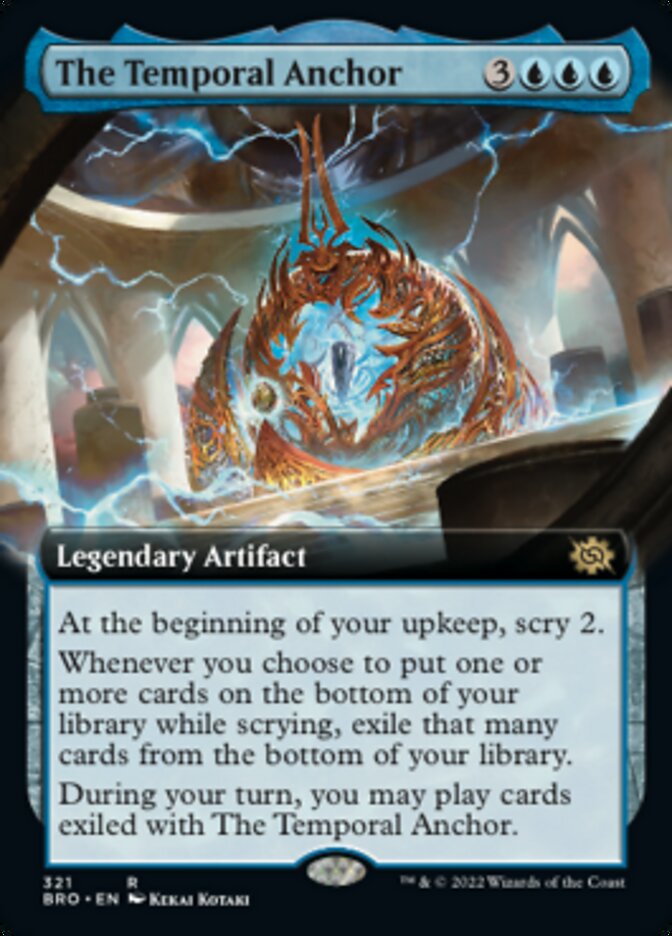 The Temporal Anchor (Extended Art) [The Brothers' War] | Jomio and Rueliete's Cards and Comics