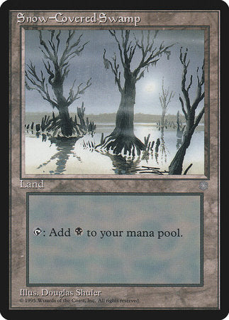 Snow-Covered Swamp [Ice Age] | Jomio and Rueliete's Cards and Comics